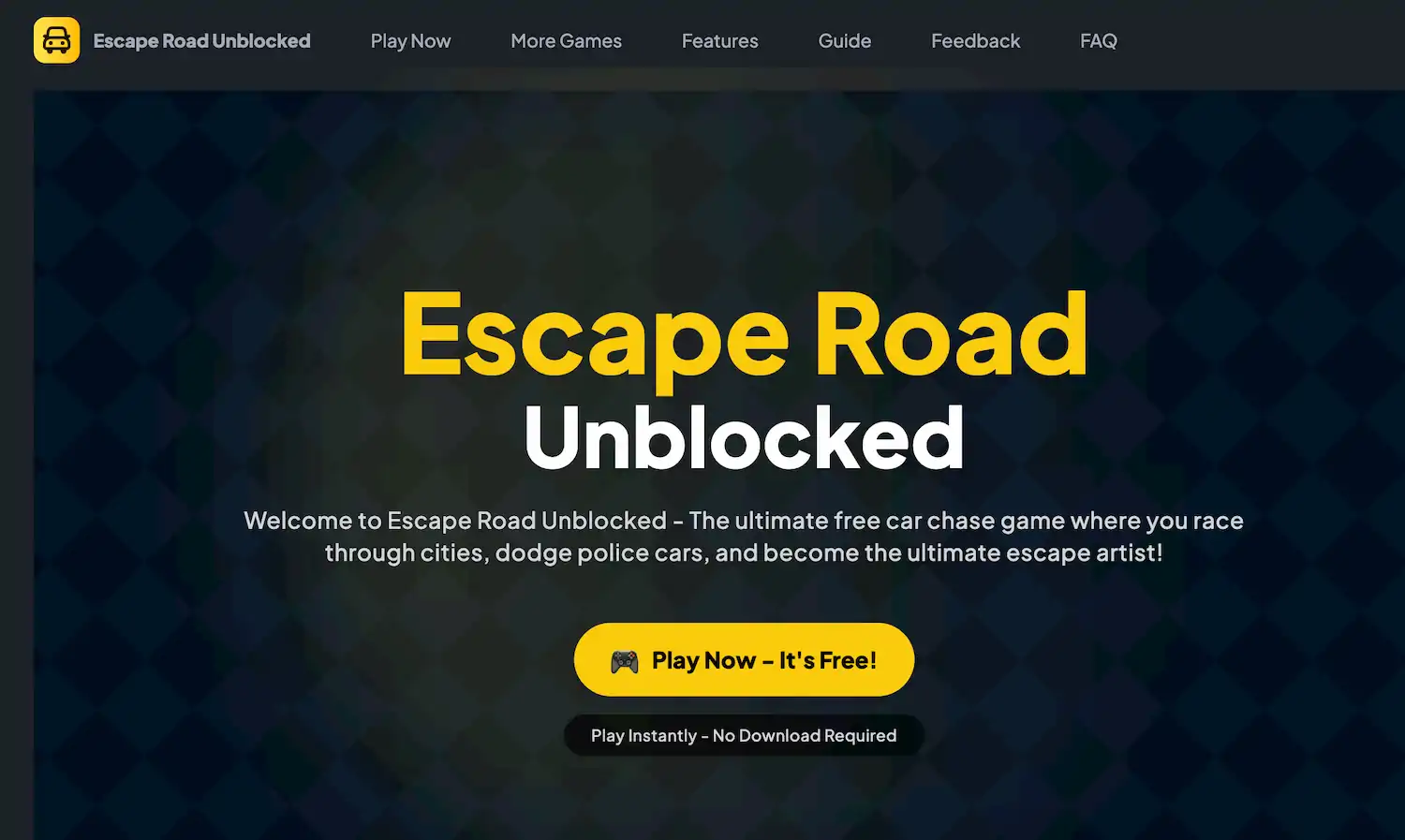 Play Escape Road Unblocked Anytime, Anywhere